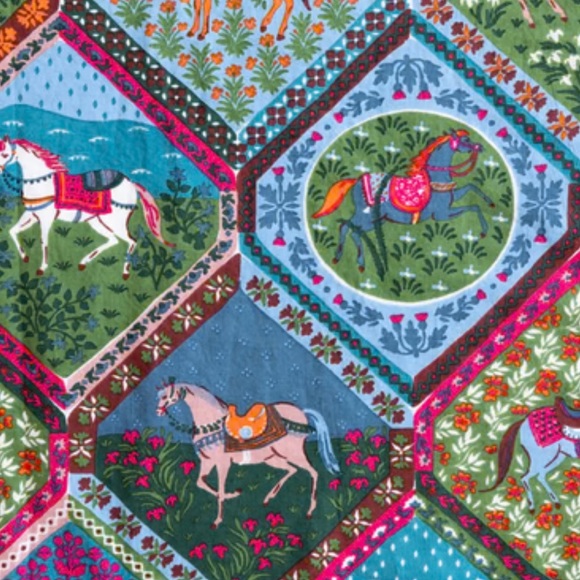 NWOT Prinfresh Cami Cotton Nightgown in High Horse Print 2X - Picture 3 of 3